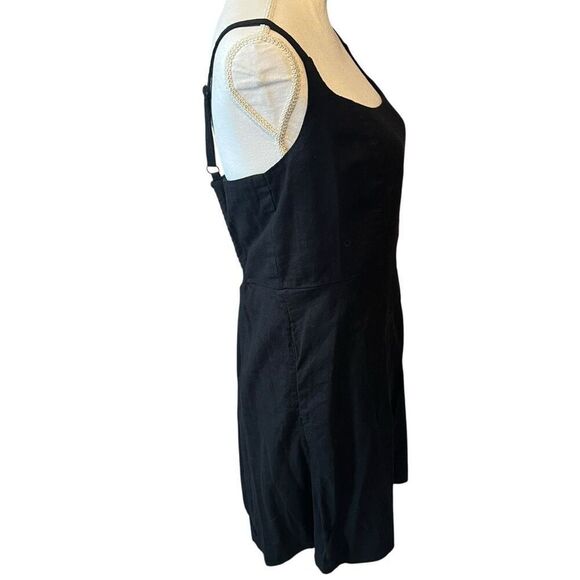 NWOT Old Navy Black Linen Sundress Size Large Petite - Picture 3 of 7